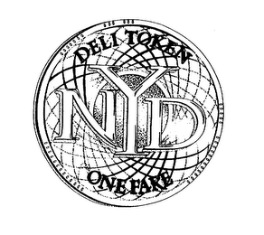 DELI TOKEN NYD ONE FARE logo