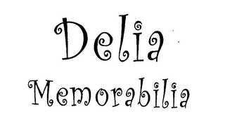 DELIA MEMORABILIA logo