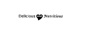 DELICIOUS AND NUTRITIOUS logo