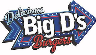 DELICIOUS BIG D'S BURGERS logo