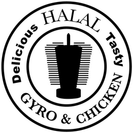 DELICIOUS HALAL TASTY GYRO & CHICKEN logo