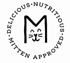 DELICIOUS · NUTRITIOUS MITTEN APPROVED · M logo