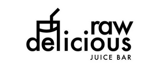 DELICIOUS RAW JUICE BAR logo