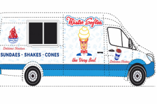 DELICIOUS SHAKES, SUNDAES SHAKES CONES, MISTER SOFTEE, THE VERY BEST, DELICIOUS SHAKES logo