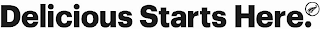 DELICIOUS STARTS HERE. logo