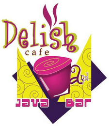 DELISH CAFE AND JAVA BAR logo