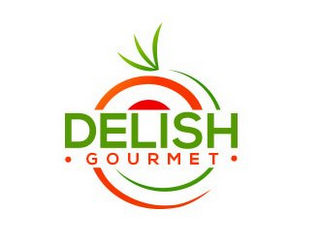 DELISH · GOURMET · logo