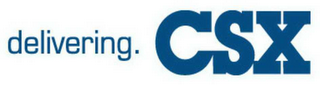 DELIVERING.  CSX logo