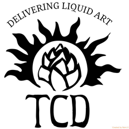 DELIVERING LIQUID ART TCD logo