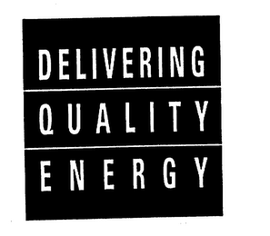 DELIVERING QUALITY ENERGY logo