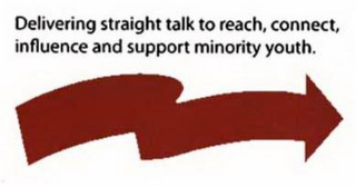 DELIVERING STRAIGHT TALK TO REACH, CONNECT, INFLUENCE AND SUPPORT MINORITY YOUTH. logo