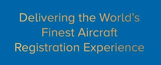DELIVERING THE WORLD'S FINEST AIRCRAFT REGISTRATION EXPERIENCE logo