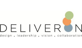 DELIVERON · DESIGN · LEADERSHIP · VISION · COLLABORATION logo