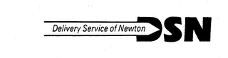 DELIVERY SERVICE OF NEWTON DSN logo