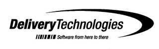 DELIVERY TECHNOLOGIES SOFTWARE FROM HERE TO THERE logo