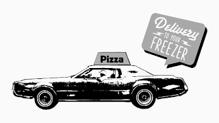 DELIVERY TO YOUR FREEZER PIZZA logo