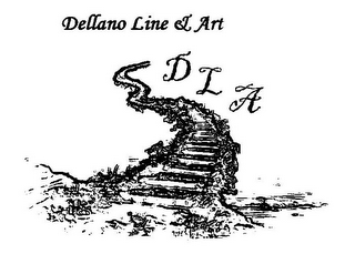 DELLANO LINE & ART DLA logo