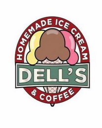 DELL'S HOMEMADE ICE CREAM & COFFEE logo