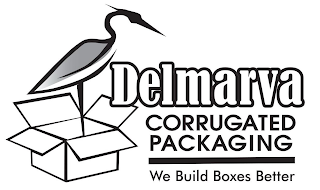 DELMARVA CORRUGATED PACKAGING WE BUILD BOXES BETTER logo