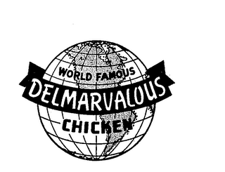 DELMARVALOUS WORLD FAMOUS CHICKEN logo