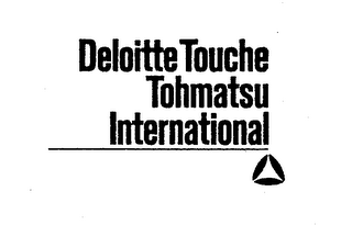 DELOITTE TOUCHE TOHMATSU INTERNATIONAL logo