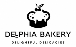 DELPHIA BAKERY DELIGHTFUL DELICACIES logo