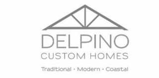 DELPINO CUSTOM HOMES TRADITIONAL MODERN COASTAL logo