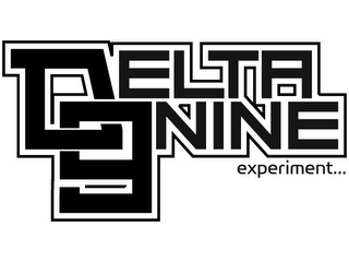 DELTA 9 NINE EXPERIMENT... logo