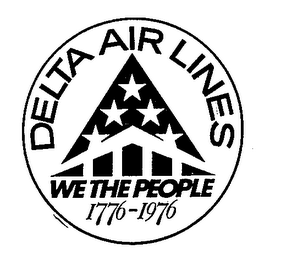 DELTA AIR LINES WE THE PEOPLE 1776-1976 logo