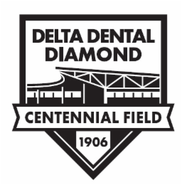 DELTA DENTAL DIAMOND CENTENNIAL FIELD 1906 logo