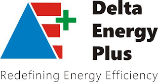 DELTA ENERGY PLUS REDEFINING ENERGY EFFICIENCY logo