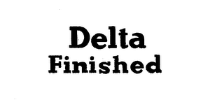 DELTA FINISHED logo