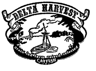 DELTA HARVEST GRAIN FED FARM RAISED SELECTED CATFISH logo