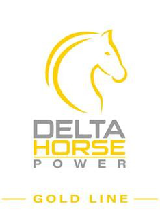 DELTA HORSE POWER GOLD LINE logo