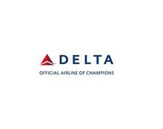 DELTA OFFICIAL AIRLINE OF CHAMPIONS logo
