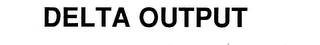 DELTA OUTPUT logo
