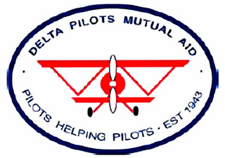 DELTA PILOTS MUTUAL AID PILOTS HELPING PILOTS EST 1943 logo