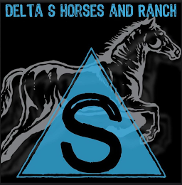 DELTA S HORSES AND RANCH S logo