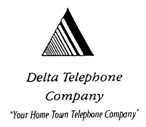 DELTA TELEPHONE COMPANY "YOUR HOME TOWN TELEPHONE COMPANY" logo