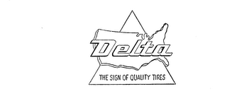 DELTA THE SIGN OF QUALITY TIRES logo