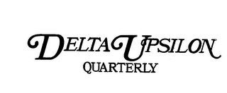 DELTA UPSILON QUARTERLY logo