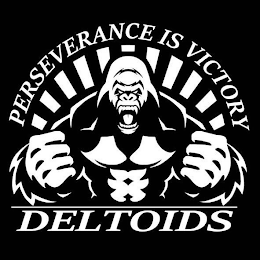 DELTOIDS PERSEVERANCE IS VICTORY logo