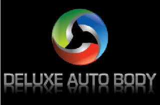 DELUXE AUTO BODY logo