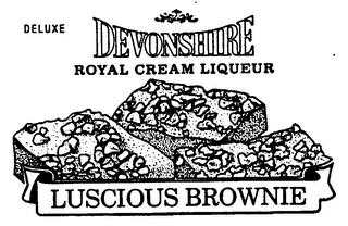 DELUXE DEVONSHIRE ROYAL CREAM LIQUEUR LUSCIOUS BROWNIE logo