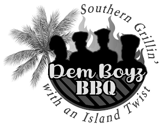 DEM BOYZ BBQ SOUTHERN GRILLIN' WITH AN ISLAND TWIST logo