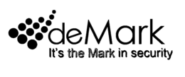 DEMARK IT'S THE MARK IN SECURITY logo