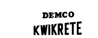 DEMCO KWIKRETE logo