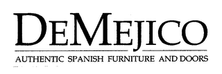 DEMEJICO AUTHENTIC SPANISH FURNITURE AND DOORS logo
