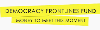 DEMOCRACY FRONTLINES FUND MONEY TO MEET THIS MOMENT logo