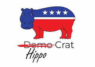 DEMOCRAT HIPPO logo